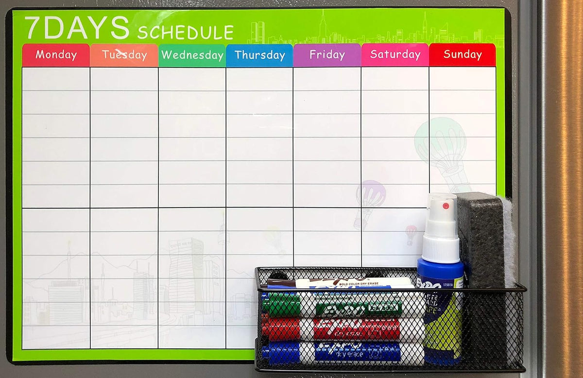 Magnetic Baskets Magnetic Organizer and Holder for Locker or Refrigerator - Pen Holders or Storage