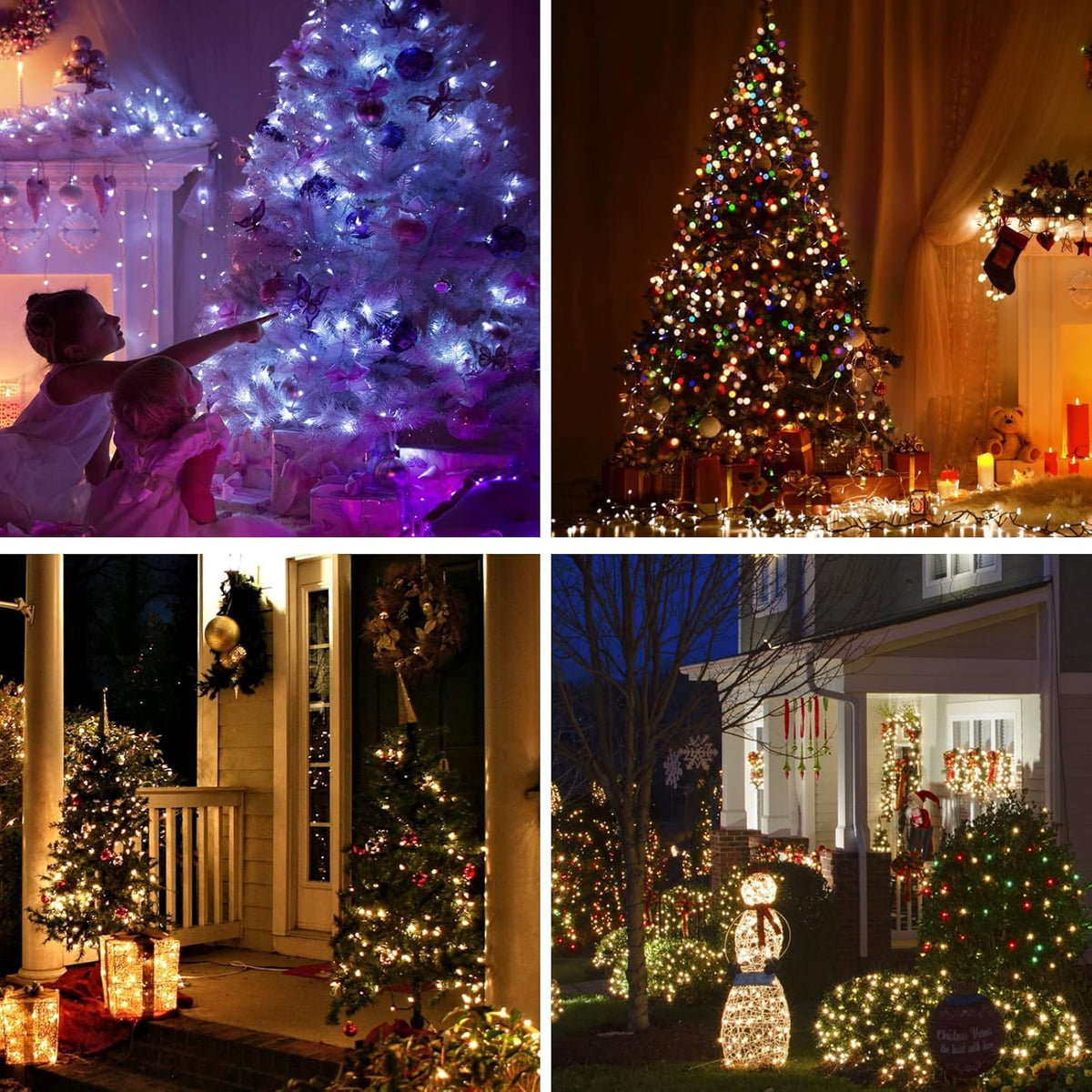 Fairy Lights Battery Operated Color Changing String Lights with Remote, 16.4FT 2 Pack Twinkle