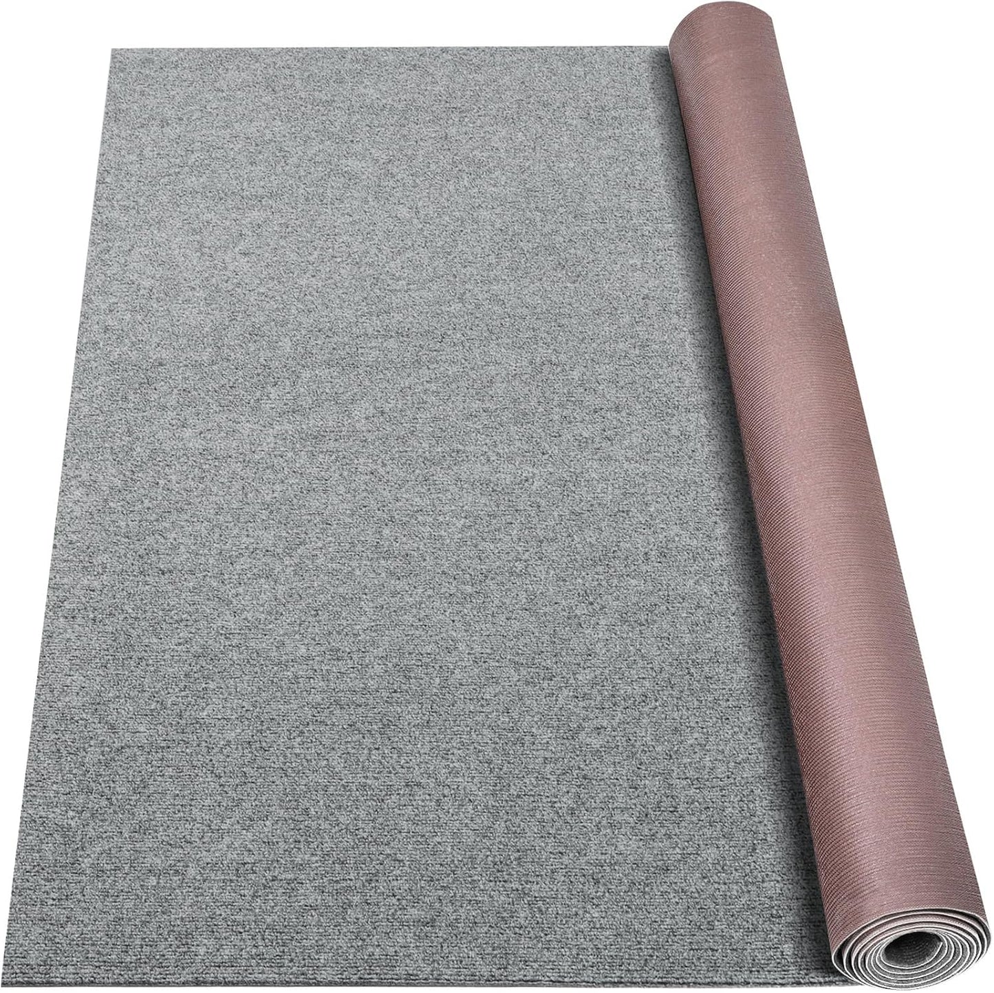 Marine Carpet,5 FT x 10 FT Smoke Gray Indoor Outdoor Carpet 0.2" Thick Boat Carpet with Water-Proof