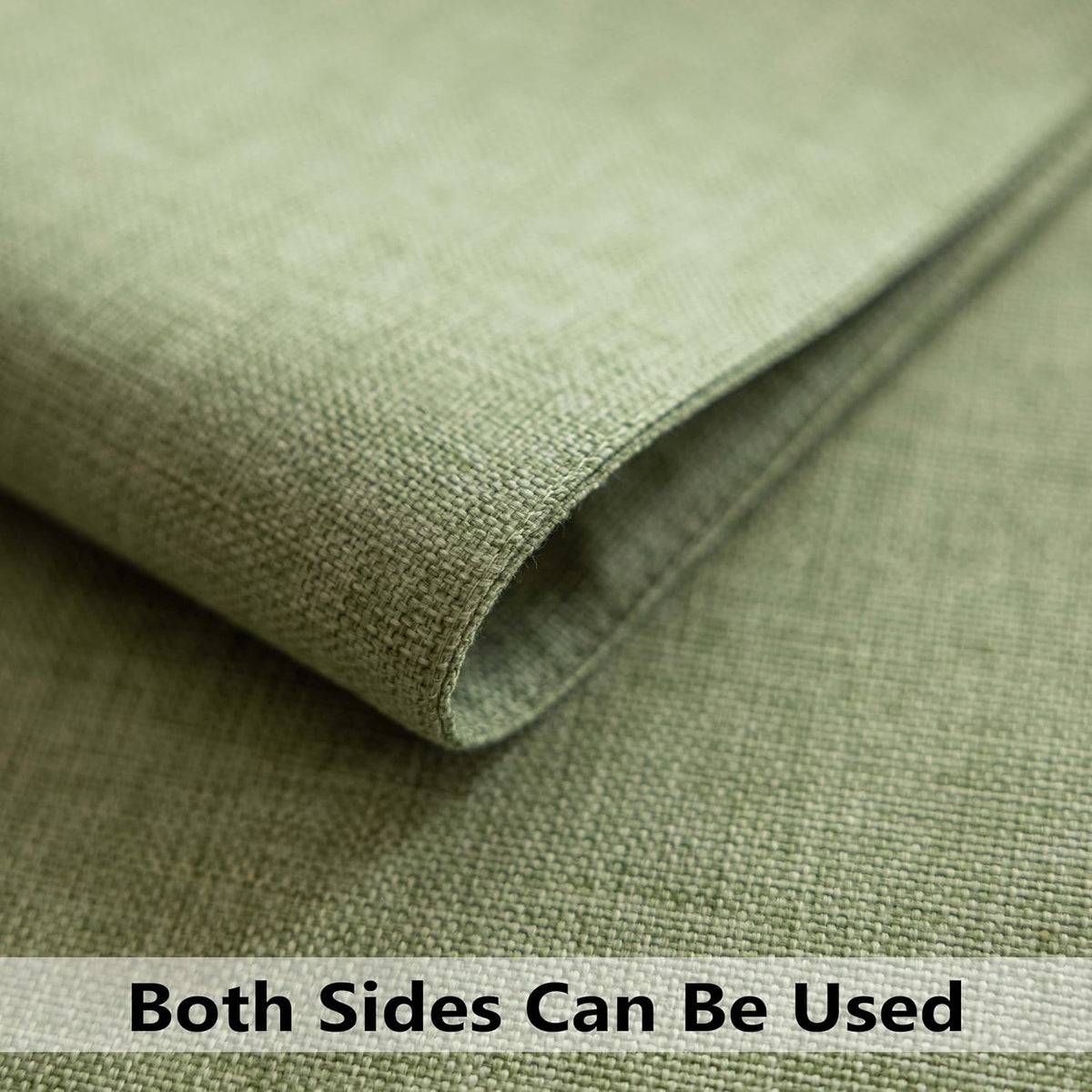 Demetex Cloth Green Placemats Set of 8 Heat Resistant Table Plate Mat Washable Linen Placemat for