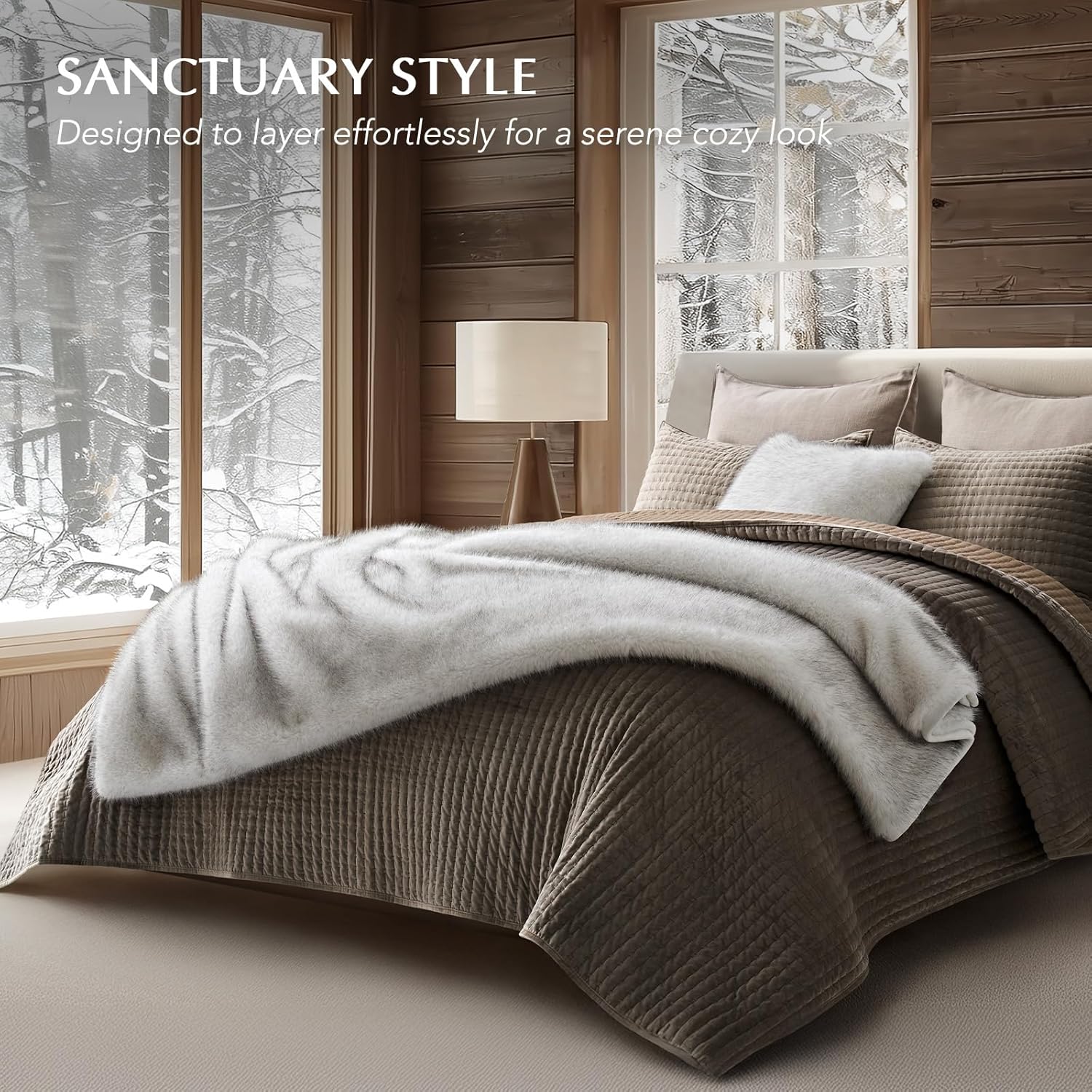 Luxury Faux Fur Throw Blanket, Soft Fluffy Faux Mink Blankets for Bed, Couch, Sofa, Thick Cozy