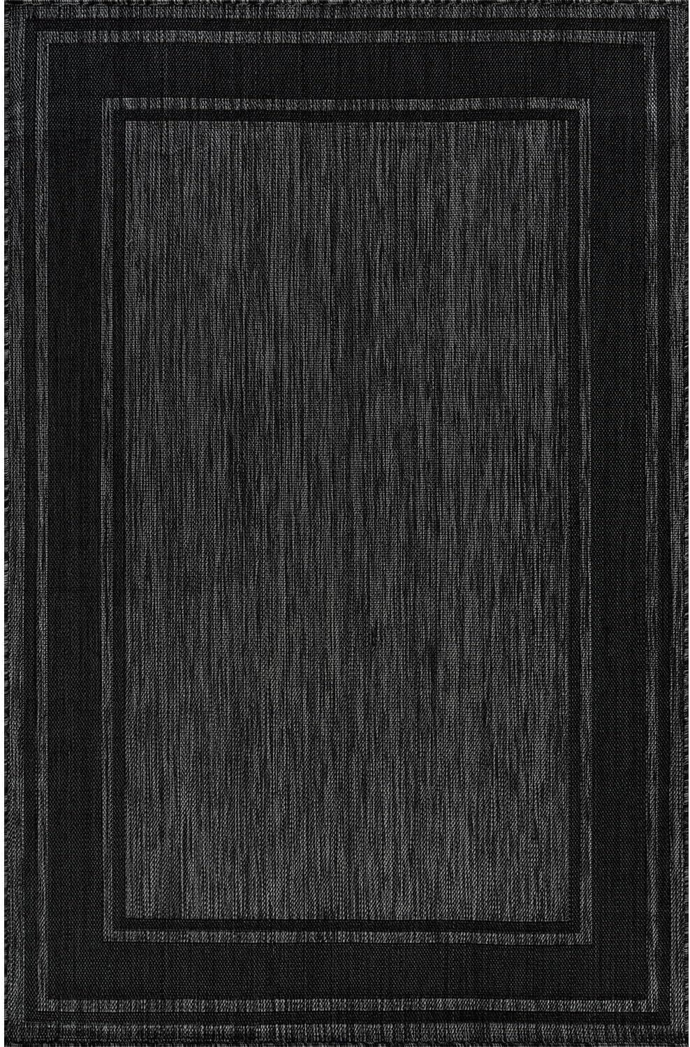 Beverly Rug Large Outdoor Rug 10x14 Modern Bordered Area Rugs for Indoor and Outdoor Patio Deck