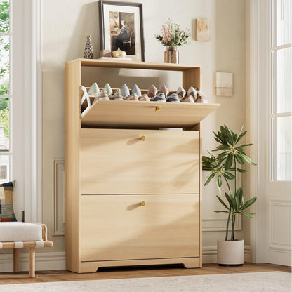 Nicetree Shoe Storage Cabinet, Slim Shoe Cabinet, Hidden Shoe Rack Cabinet, Shoe Storage Cabinet