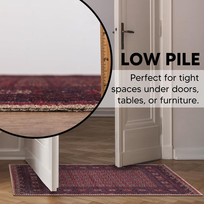 Keen Home Design 2x3 Rug - Machine Washable Entry Rug with Non-Slip Backing, Ideal for Enteryway