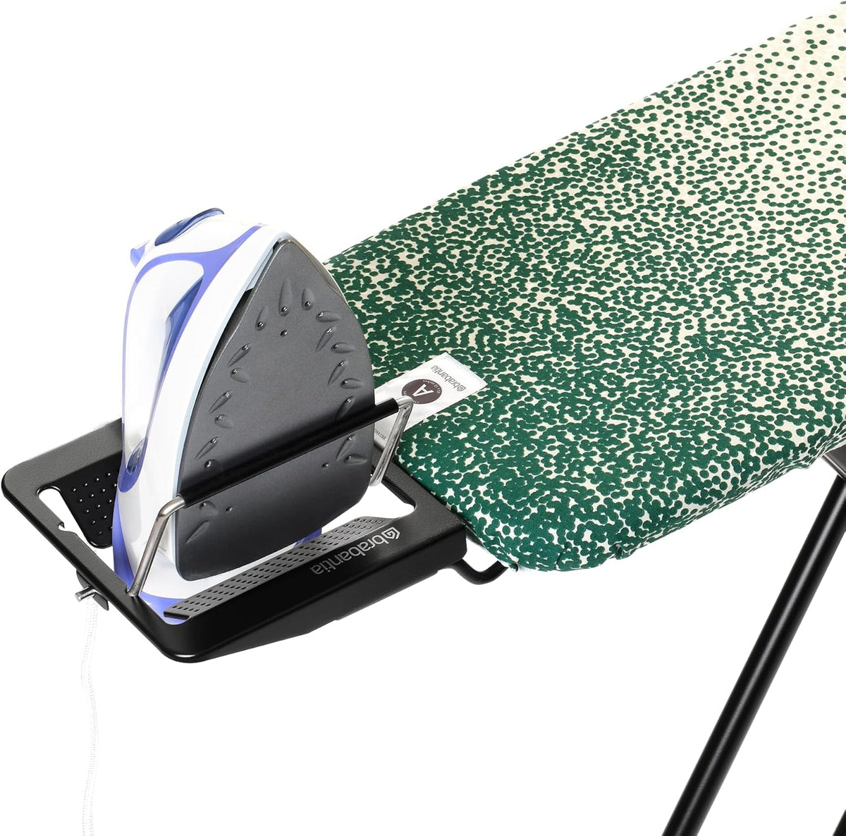 Brabantia Size A Compact Small Ironing Board (43x12 in) 7 Height Options, Adjustable Steam Iron