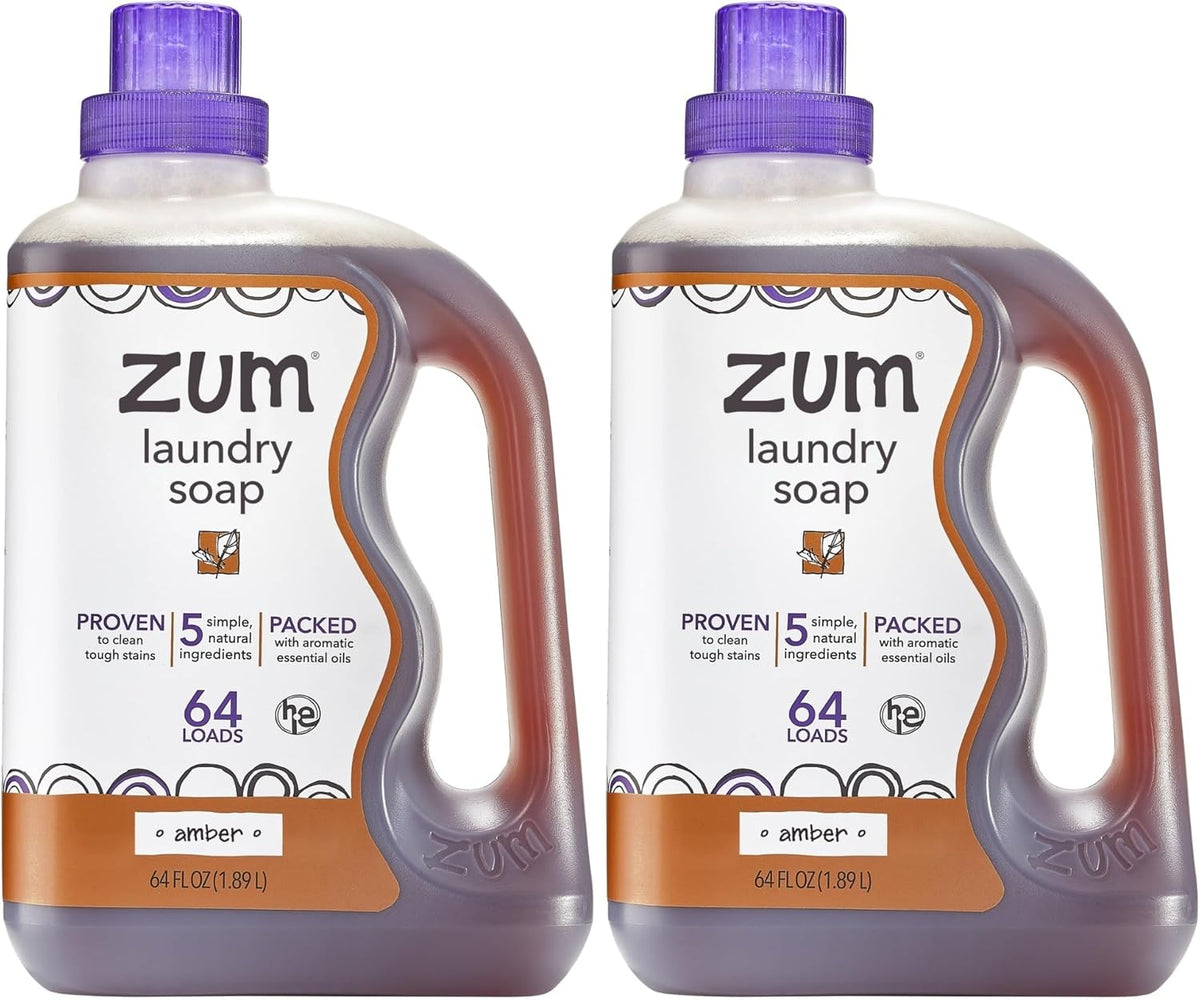 Indigo Wild Zum Clean Laundry Soap - Plant-Based Liquid Laundry Soap - Contains Baking Soda
