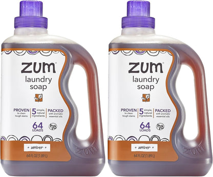 Indigo Wild Zum Clean Laundry Soap - Plant-Based Liquid Laundry Soap - Contains Baking Soda
