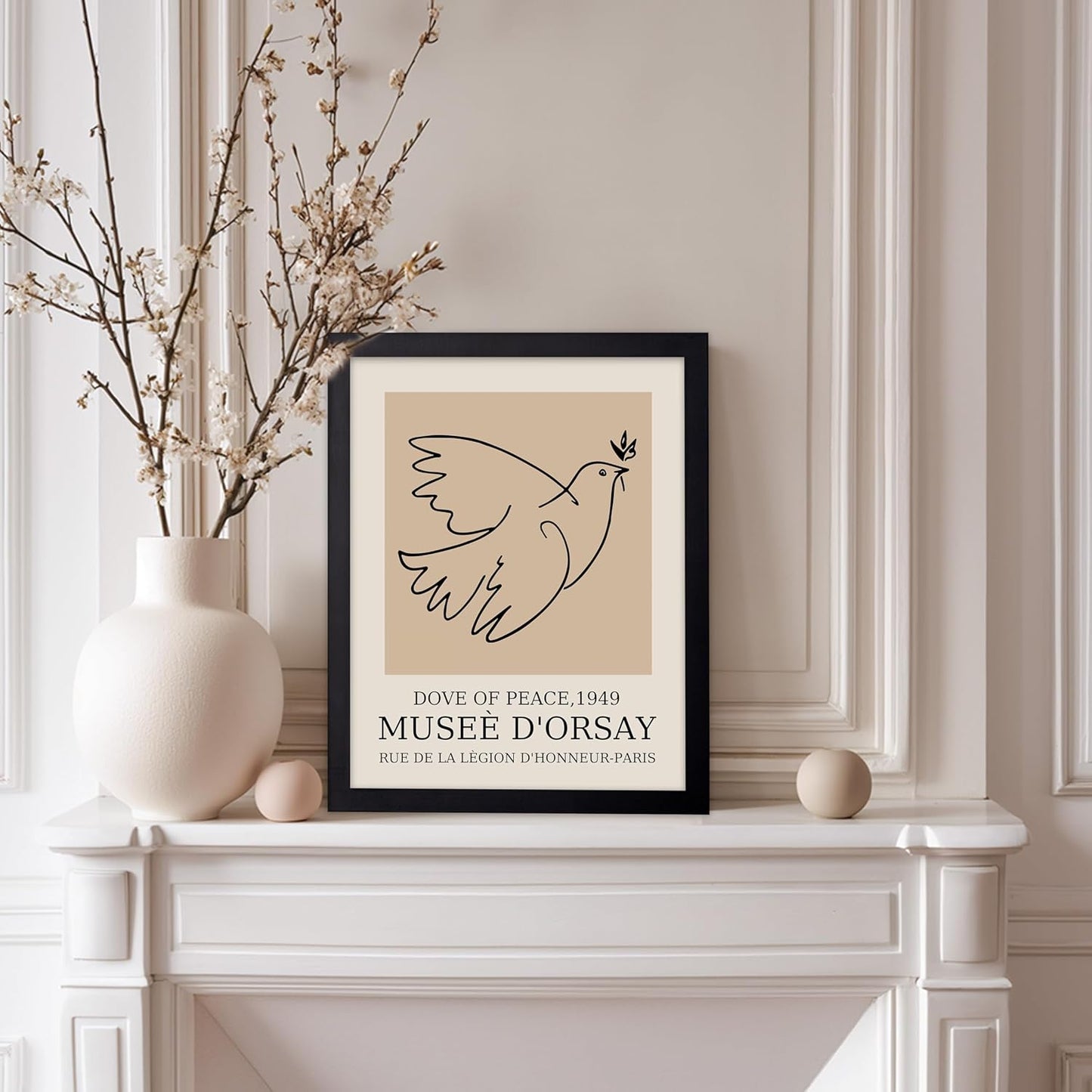 Poster Master Vintage Poster - Retro Minimalist Print - Gift for Artist, Friend - Dove Of Peace