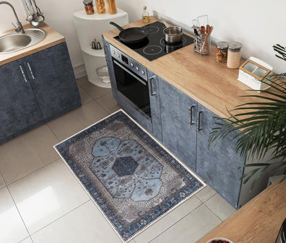 Keen Home Design 2x3 Rug - Machine Washable Entry Rug with Non-Slip Backing, Ideal for Enteryway