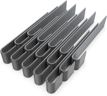 Vodaland Rebar Stakes | J Hook Extra Heavy Duty Rust Proof Coated Steel Ground Anchors with Chisel