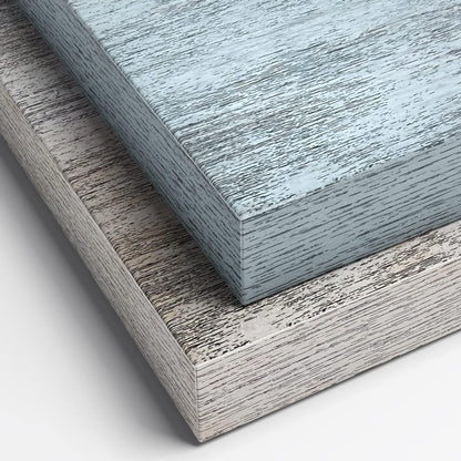 Sorbus Floating Shelves - 2 Pack 16 Inch Rustic & Blue Wall Shelves for Bedroom, Kitchen, Living