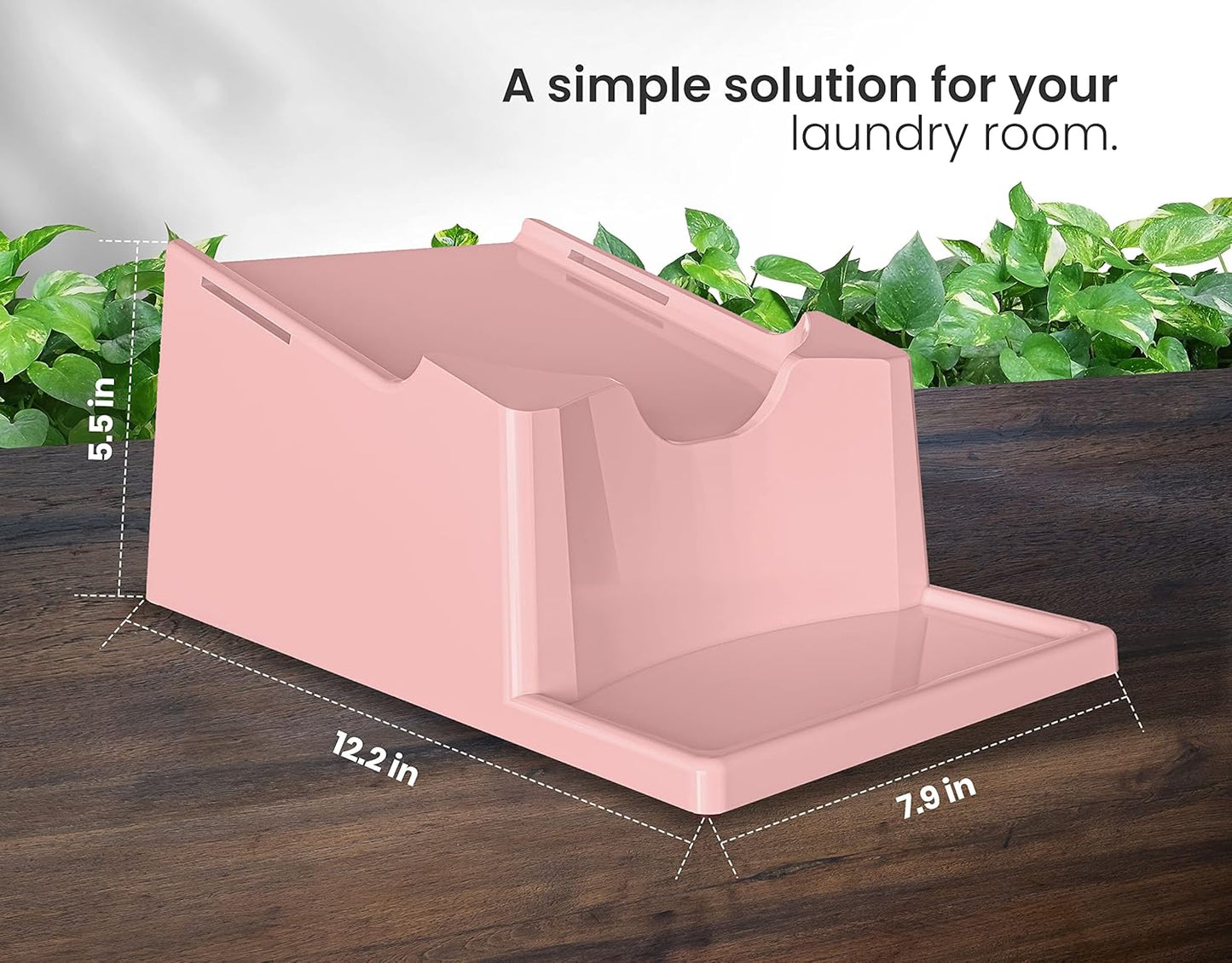 TidyFriend Liquid Laundry Detergent Holder Stand with Drip Tray & Rubber-Grip Feet, Stand for