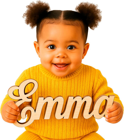 Wooden Name Signs for Nursery Custom Baby Name Sign for Wall Name Signs Personalized Custom Name