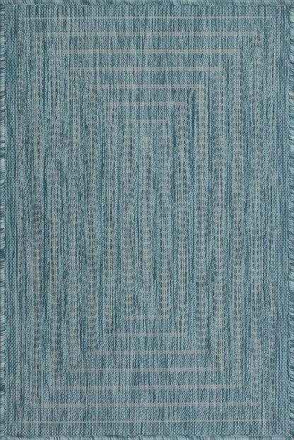 Adiva Rugs Outdoor Indoor Area Rug, Weather Resistant, Easy to Clean, Stain Resistant Floor Mat for