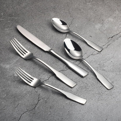 Alata Kate 20-Piece Silverware Set Stainless Steel Flatware Set,Service for 4,Mirror Polished