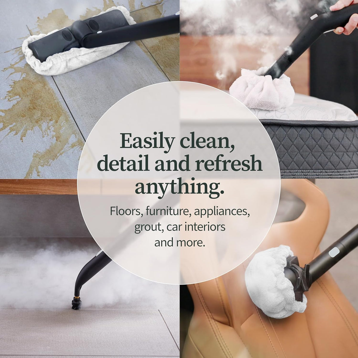 Dupray Neat Steam Cleaner with 40-Piece Accessory Kit, Powerful, chemical-free cleaning for floors