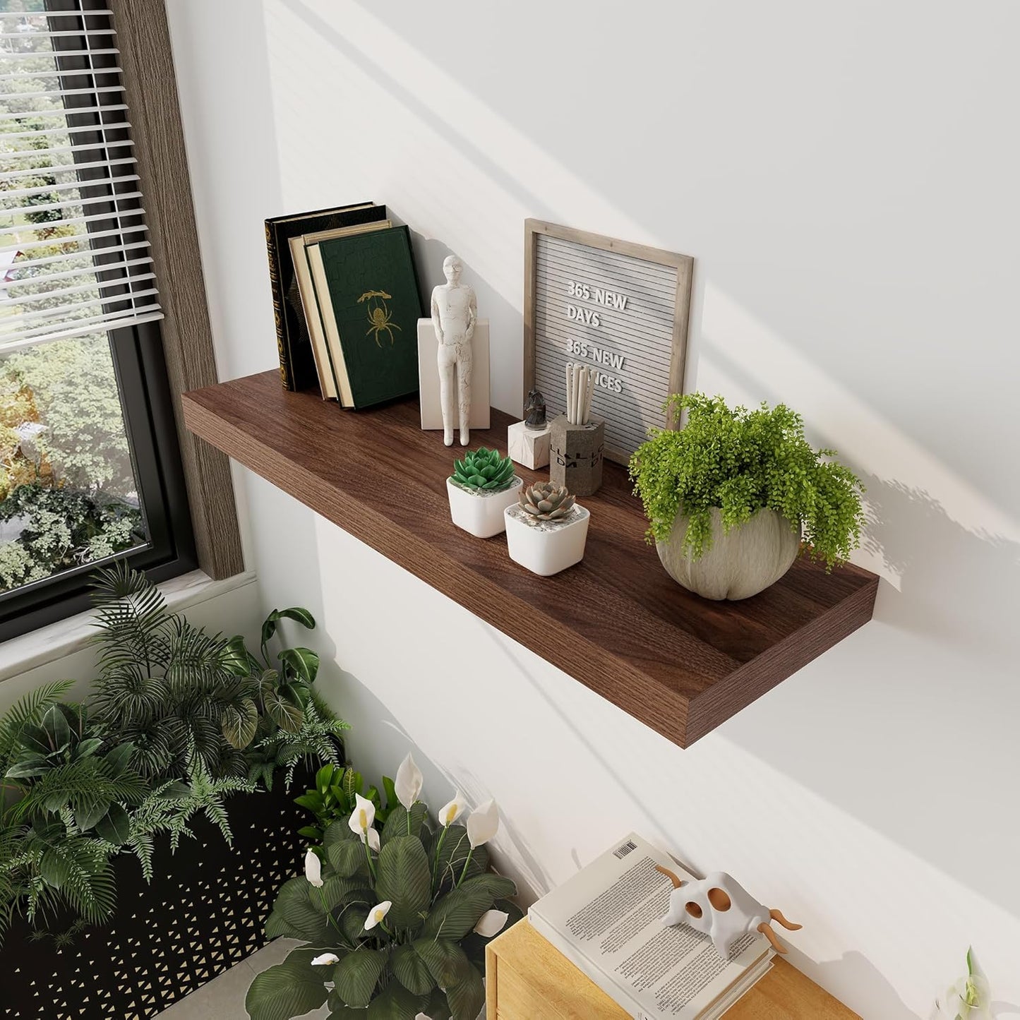 Floating Shelves 36 Inch Long, 12 Inch Deep Floating Shelves for Wall, 36 x 12 Shelves for Wall