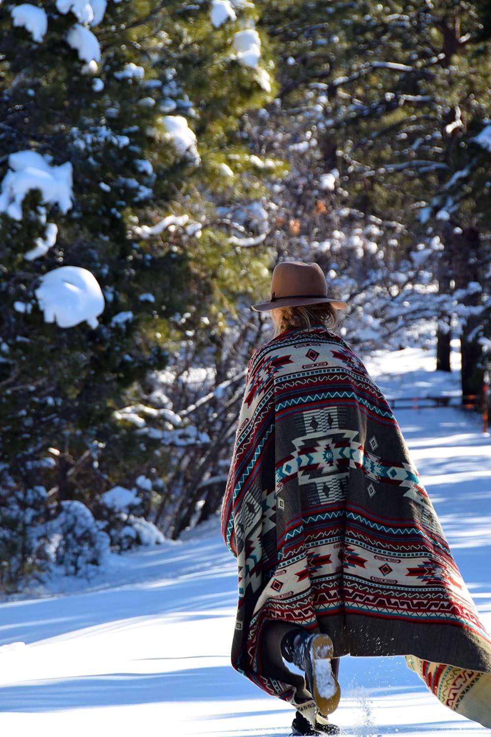 Inca Aztec Throw, Queen, King Blanket | Southwest Indian Navajo Boho Style | Native Cover for