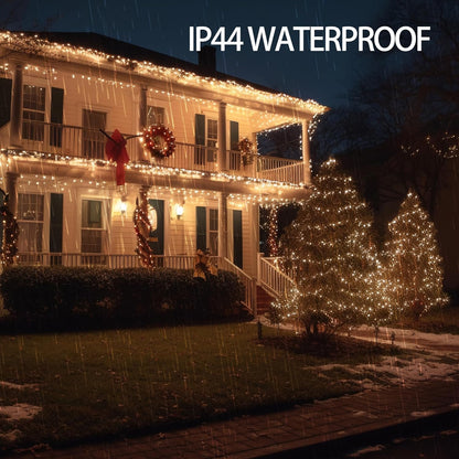 Dazzle Bright Outdoor Christmas String Lights, 1000 LED 328 FT Plug in Fairy Light with Remote
