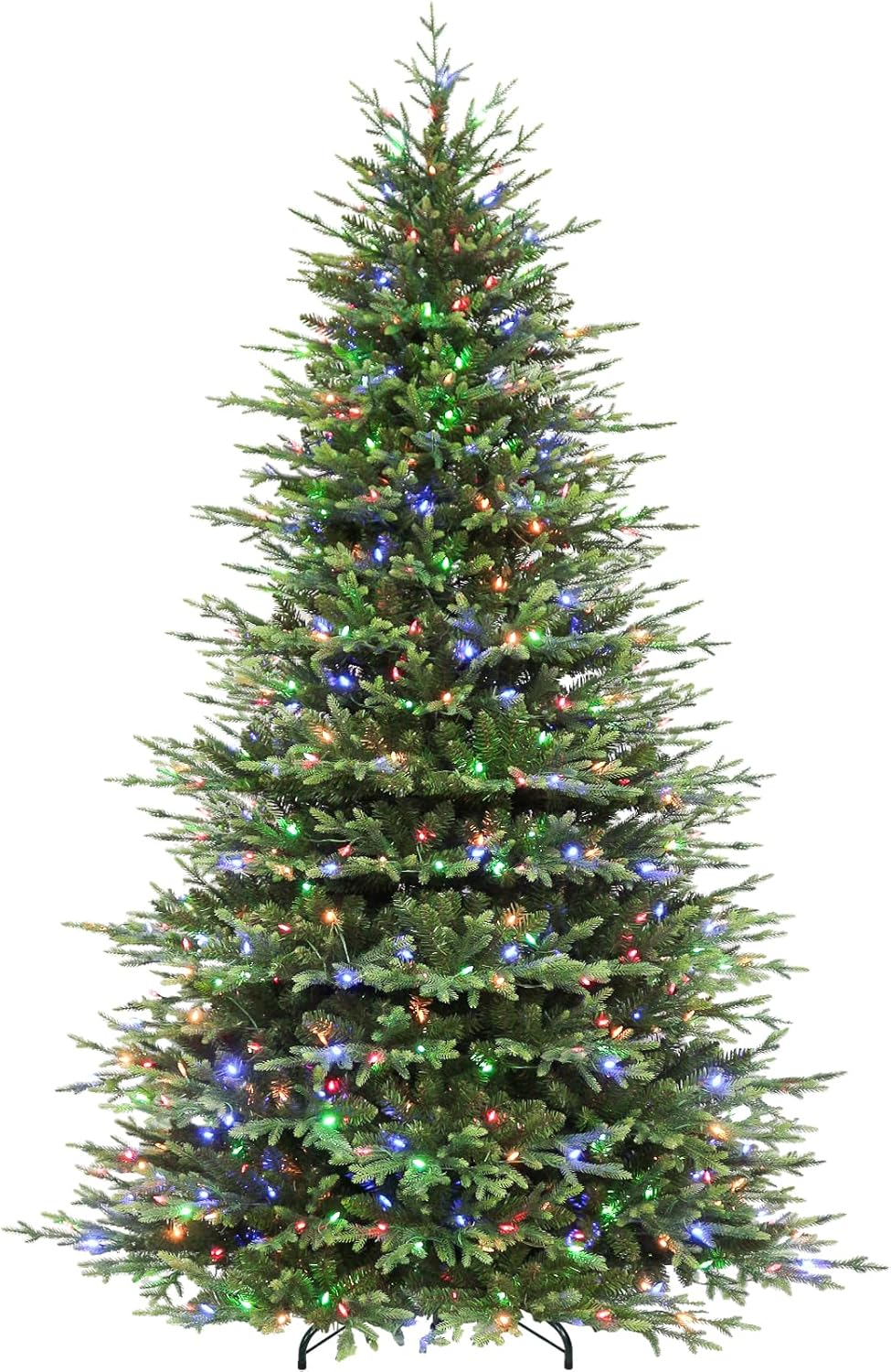 Hykolity 9 ft Prelit Christmas Tree, 5149 PE&PVC Branch Tips, Frasier Grande Artificial Christmas