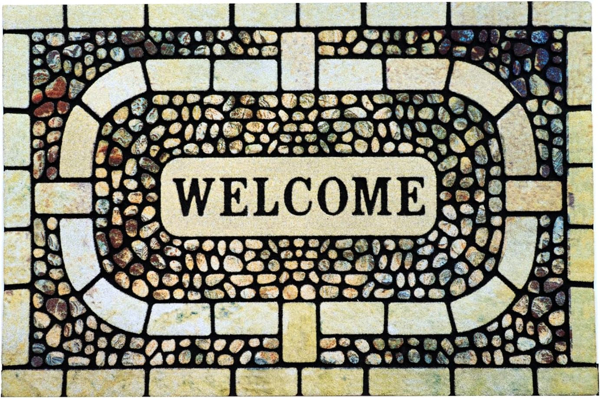 Door Mat Welcome Mat, Heavy Duty Door Mat 23.6 x 35.4 Inch Front Door Mat Rug Doormat for Outdoor