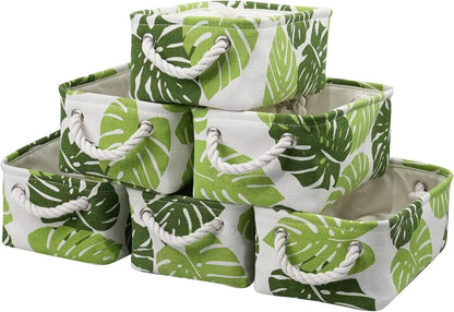 Storage Cubes, Storage Bins Baskets for Organizing 6 Pack for Organizing Toys, Clothes, Closet