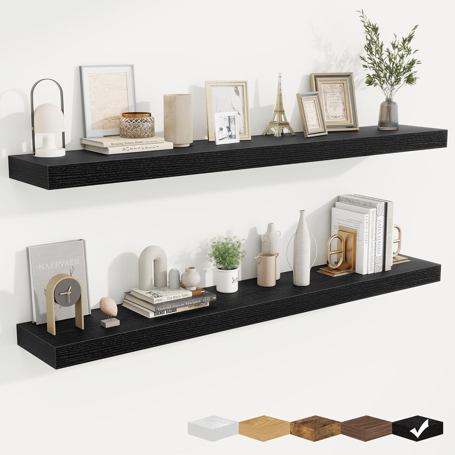 fuqing Floating Shelves for Wall, Bathroom Shelf Wall Mounted for Storage, Shelves with Invisible