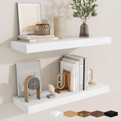 fuqing Floating Shelves for Wall, Bathroom Shelf Wall Mounted for Storage, Shelves with Invisible