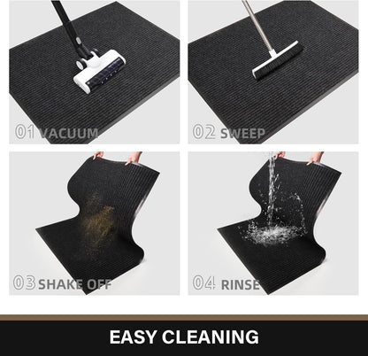 Large Front Door Mat, 48" x 36" Durable Front Doormat, Heavy Duty Large Welcome Door Matt for Home