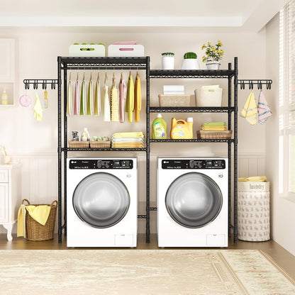 Ulif U5 Over the Washer and Dryer Storage Shelf, Laundry Room Space Saver Bathroom Storage and
