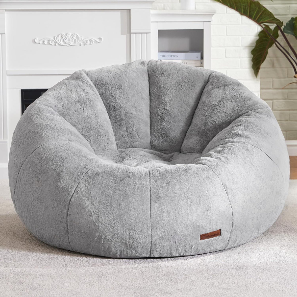 Hobestluk Bean Bag Chairs Large Bean Bag Couch for Adults Stuffed Sofa Chair Comfy Giant Bean Bag