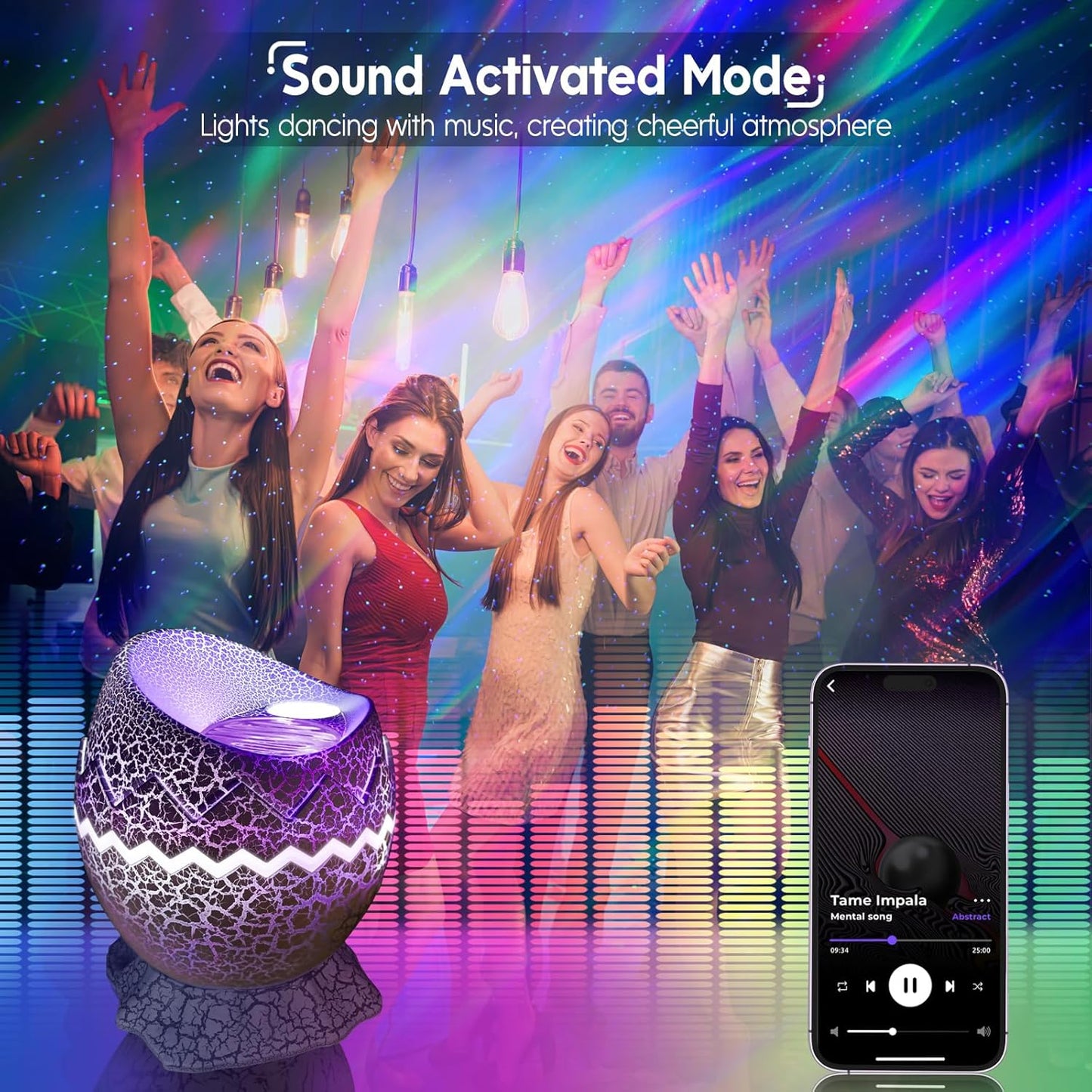 Rossetta Galaxy Projector, Star Projector LED Lights for Bedroom, Outdoor Lighting Projector