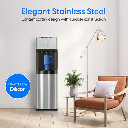Brio Self Cleaning Bottom Loading Water Cooler Water Dispenser – Limited Edition - 3 Temperature