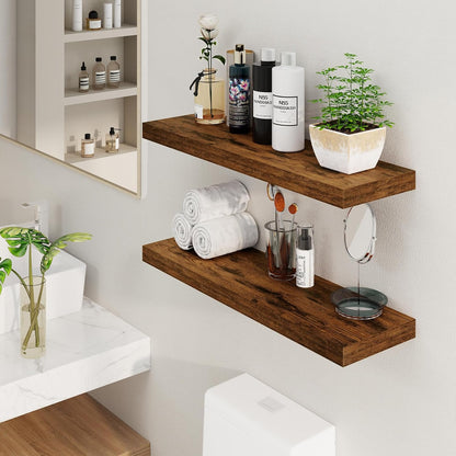 Floating Shelves 36 Inch Long, Deep Floating Shelf for Wall, 36 x 8 Floating Shelves Set of 2, 8