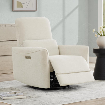 CHITA Power Recliner Chair Swivel Glider, FSC Certified Upholstered Living Room Nursery Reclining