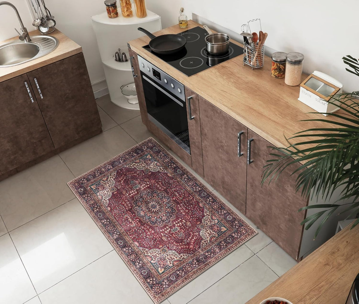 Keen Home Design 2x3 Rug - Machine Washable Entry Rug with Non-Slip Backing, Ideal for Enteryway
