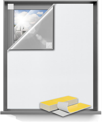 Sumobaby Blackout Curtains for Bedroom 75"x57" Portable No Drill Blinds for Windows with