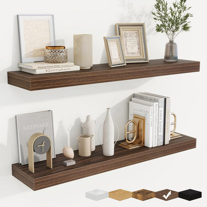 fuqing Floating Shelves for Wall, Bathroom Shelf Wall Mounted for Storage, Shelves with Invisible