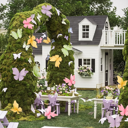 SUNBEAUTY Butterfly Party Decorations, 3D Paper Butterfly Decoration, Hanging Paper Butterfly for