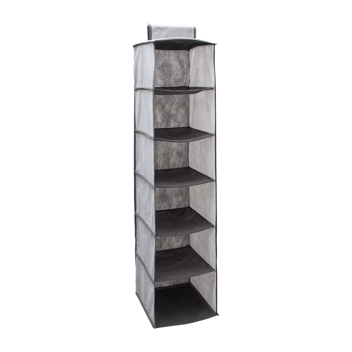 Simplify 6 Shelf Hanging Closet Organizer, Space Saver, Sweater & Clothing Shelves, Breathable