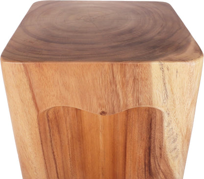 Rutledge & King Wooden End Table - Unique Wooden Side Table - Mid Century Side Table - Saur Wood