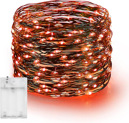 Dazzle Bright Fairy String Lights, 20 FT 60 LED Copper Wire Battery Operated Waterproof Lights