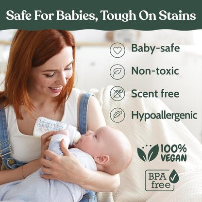 Roobi Detergent Tablets Compatible with Baby Brezza Bottle Washer Pro. Removes Milk Residue & Odor