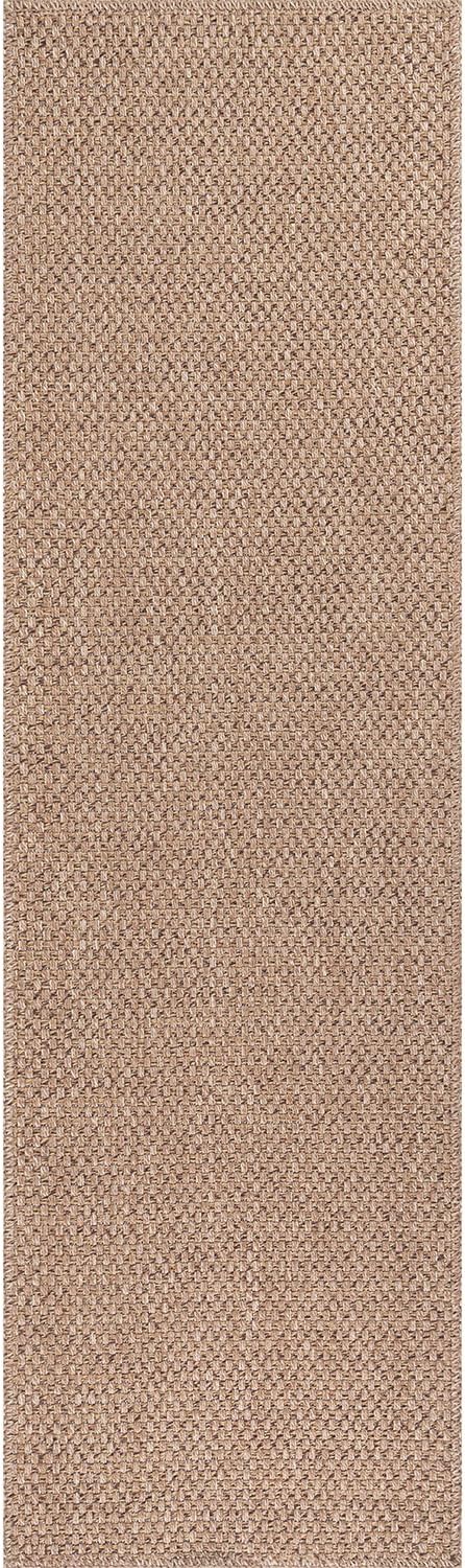 CAMILSON Easy Jute Rug 2x3, Indoor Outdoor Natural Color Farmhouse Area Rugs for Living Room and