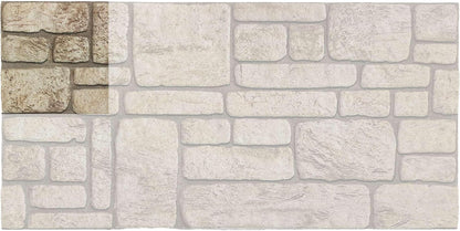 IZODEKOR 3D Brick Effect Wall Panels - Cladding, Stone Look, Styrofoam Panels for Living Room