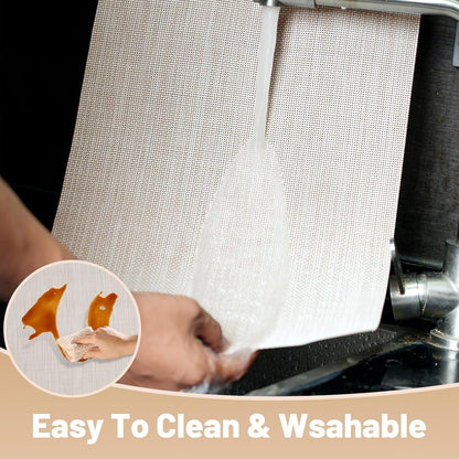 Placemats Set of 12，Non-Slip PVC Weave Table Mats Easy to Clean，Heat Resistant Place Mats for