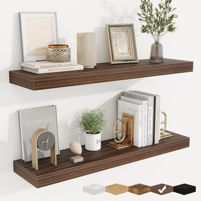 fuqing Floating Shelves for Wall, Bathroom Shelf Wall Mounted for Storage, Shelves with Invisible