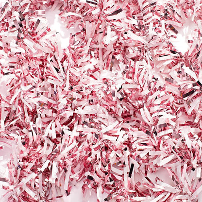 Anderson's Light Pink & White Sparkle Glitter Metallic Tinsel Twist for Trailer Or Golf Cart, 4