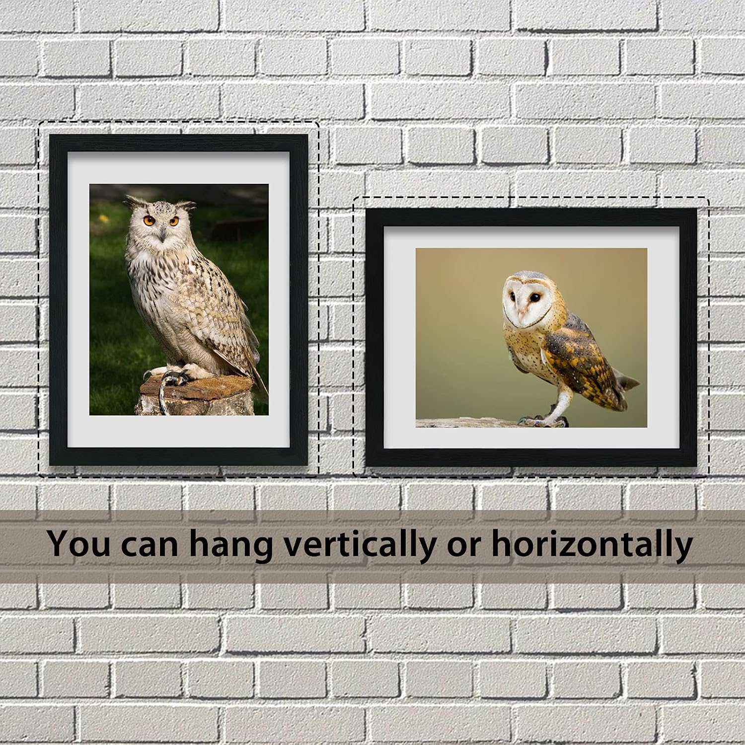 VCK 18x24 Poster Frames 3 Pack Black MDF Wood and Polished Plexiglass Frame,Display Pictures in