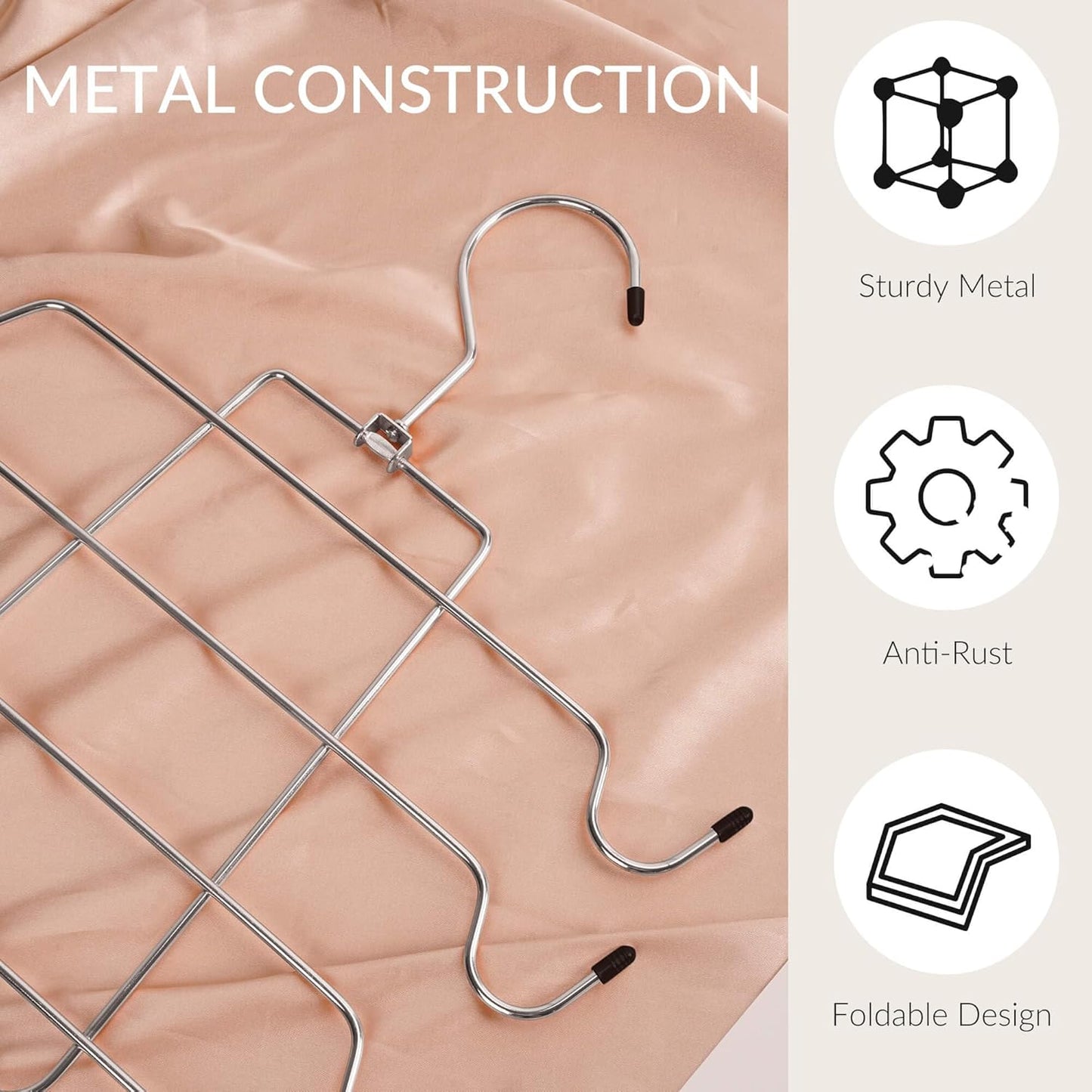 ZEDODIER 6 Pack Tank Top Hanger, Space Saving Bra Hangers, Non-Slip Hanging Sport Bras Holder